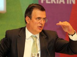 Marcelo Ebrard celebró que ya existe una coalición de izquierda que está muy fuerte y que puede competir contra el PRI.  /