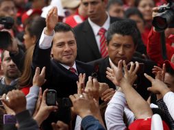 Según la CNPI Enrique Peña Nieto es el único priista que registró en tiempo y forma su precandidatura a la Presidencia de la República.  /
