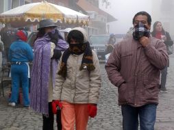 Los efectos del frente frío número 15 causaron estragos en todo el territorio nacional durante el lunes. NOTIMEX  /