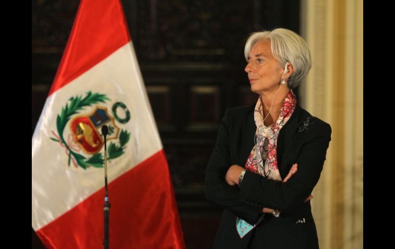Lagarde comenzó su gestión al frente del FMI el 5 de julio pasado por un periodo de cinco años. EFE  /