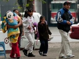 Hubo temperaturas que no sobrepasaron los cinco grados, sobre todo en la madrugada. NTX  /