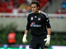 Enrique Palos, portero de Tigres, espera una eliminatoria complicada ante Querétaro. MEXSPORT  /