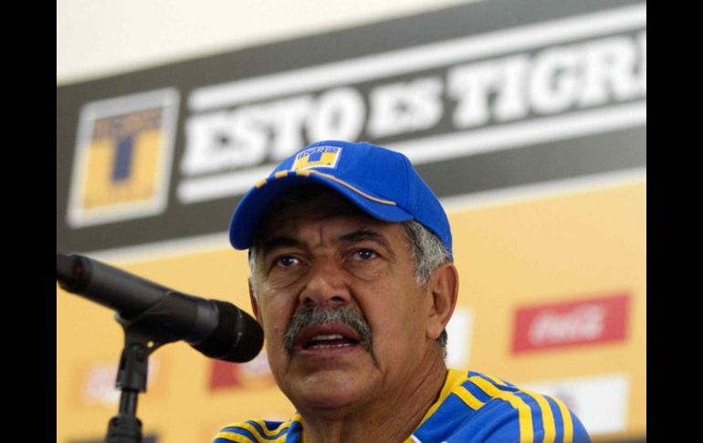 Ricardo 'Tuca' Ferretti encendió la mecha de la polémica previo a la semifinal ante Querétaro. MEXSPORT  /