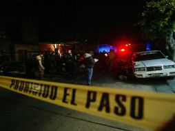 Imagen de la escena del crimen del caso ocurrido en la Colonia Insurgentes, donde fue ejecutado un hombre de 26 años.  /