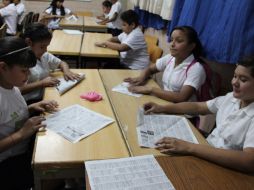 Los alumnos de la escuela urbana 97 turno vespertino.  /