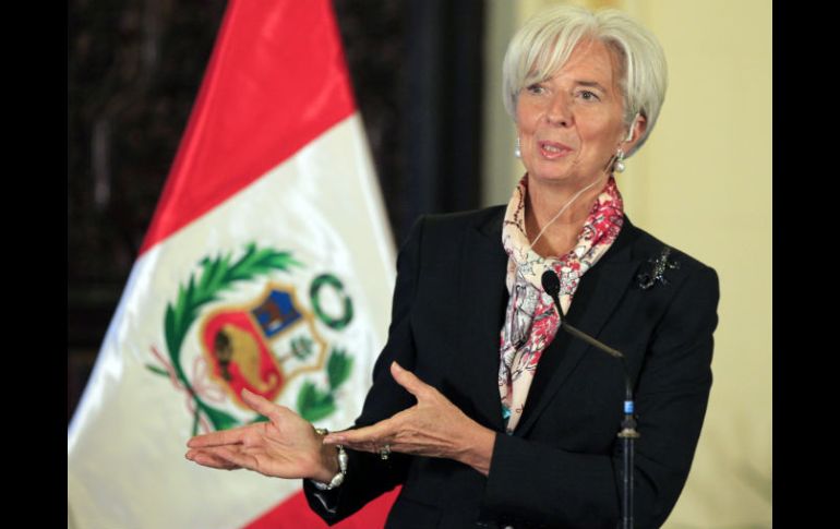 La presidenta del FMI, Christine Lagarde, se reunirá el miércoles con el Presidente Calderón. AP  /