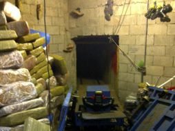 Imagen del túnel encontrado en un almacén en la ciudad de Otay Mesa. AP  /