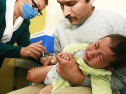 De las dosis aplicadas, hasta el momento, 21.1% se destinó para bebés de seis a 59 meses de edad. ARCHIVO  /