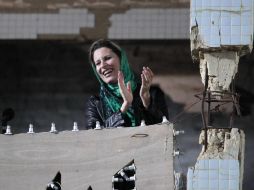 Con el mensaje Aisha Gadafi y su familia podría perder su estatus como refugiados humanitarios en Argelia. REUTERS  /
