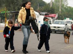En la zona del Aeropuerto se registraron cero grados centígrados. ARCHIVO  /