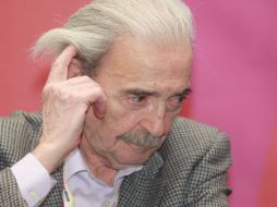 El poeta argentino Juan Gelman durante la presentación de ''Poesía reunida I y II''.  /