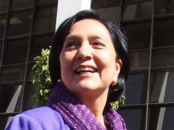 Amalia García, ex gobernadora de Zacatecas. EL UNIVERSAL  /