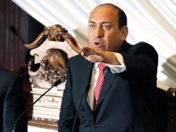 Rubén Moreira Valdez rindió protesta este jueves a las 10:15 horas como gobernador constitucional de Coahuila. EFE  /