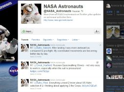 La NASA ha puesto también en marcha las felicitaciones a través de Twitter.  /