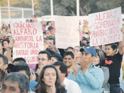 Poco más de tres mil personas dieron muestras de apoyo al alcalde de Tlajomulco durante la su Segundo Informe de Gobierno.  /