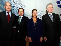 Los tres aspirantes del PAN a la candidatura presidencial debatieron este viernes en Guadalajara.  /