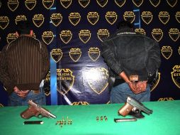 Los sujetos fueron puestos a disposición de la Procuraduría estatal para su investigación.  /