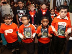 En este concurso participaron mil 600 niños de diferentes escuelas de la cuidad, de los cuales sólo se eligieron a 15 pequeños.  /