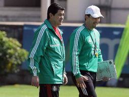 Luis Fernando Tena y José Manuel de la Torre definirán el plan de trabajo del equipo pre olímpico mexicano. MEXSPORT  /