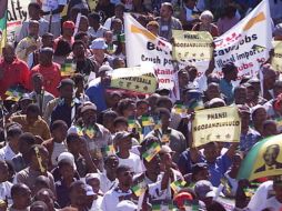 'Queremos una justicia climática, no queremos un apartheid climático' dijo portavoz. ARCHIVO  /