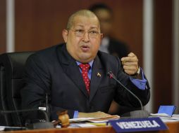 El presidente de Venezuela, Hugo Chávez, superó en forma total el cáncer que lo mantuvo en tratamiento. AP  /