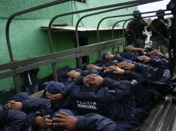 Un grupo de 22 policías preventivos y ministeriales en cuatro municipios y un ex policía fueron detenidos. ARCHIVO  /