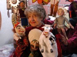 Es autora de obras con títeres como 'La boda de la ratita y más teatro' y 'Cuentos y la cigarra, el chapulín y la hormiga'. ESPECIAL  /