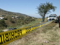 Los cuerpos estaban en bolsas negras.  /