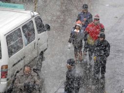 En Durango se registraron temperaturas de ocho grados bajo cero y se presentaron nevadas ligeras.  /