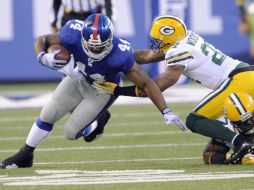 El juego entre Empacadores y Gigantes fue muy peleado en todo momento. AP  /