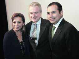 Los aspirantes a la candidatura del PAN, durante el foro “Innovación y Prosperidad” celebrado el viernes en Guadalajara. NTX  /