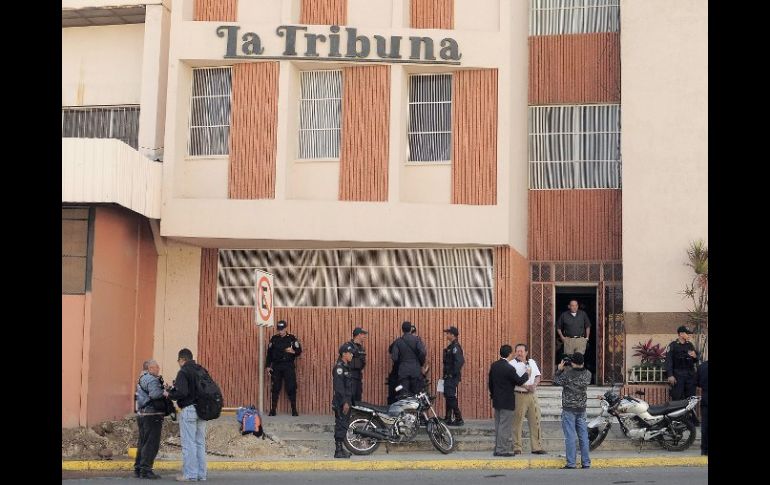 Periodistas y editores de La Tribuna denunciaron a finales de noviembre, haber sido objeto de amenazas. EFE  /