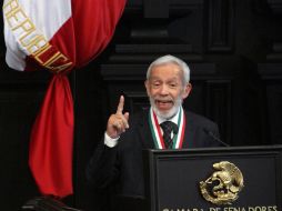 Fallecido el 16 de octubre pasado, a los 70 años, Granados Chapa siempre dio muestra de un incansable profesionalismo. EL UNIVERSAL  /