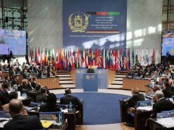 Apertura de la conferencia, en Bonn, ante delegaciones de 85 países y 16 organizaciones internacionales. EFE  /