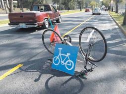 El pasado sábado se habilitó la ciclovía en Camino al ITESO, que comprende el tramo de López Mateos a Periférico Sur.  /