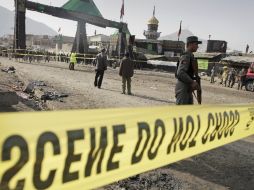Un atentado suicida convirtió en tragedia una fiesta religiosa en Kabul, Afganistán. Al menos 62 personas murieron. AP  /