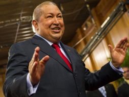 Chávez se presentó en una rueda de prensa con corresponsables extranjeros, donde comentó la polémica campaña de Benetton. REUTERS  /