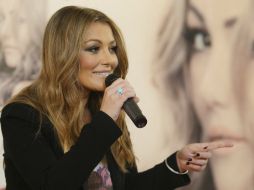 La cantante destaca que en este nuevo trabajo quiso transmitir un mensaje esperanzador y de optimismo. EFE  /