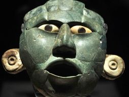 ''Rostros de la divinidad: Los mosaicos mayas en piedra verde'' está albergada en el Museo de Arqueología del Occidente. EL UNIVERSAL  /