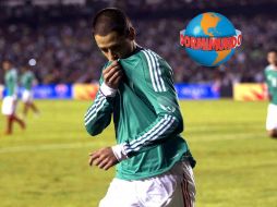 FIFA nombra a algunos integrantes de la Selección Mexicana como 'generación dorada', entre los que figura el 'Chicharito'. MEXSPORT  /