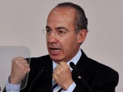 Felipe Calderón, de acuerdo por condición de país en desarrollo y su apuesta por la economía verde. NOTIMEX  /