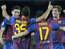 La colección de grandes figuras que tiene el club catalán lo hace candidato indiscutido a quedarse con el trofeo. EFE  /