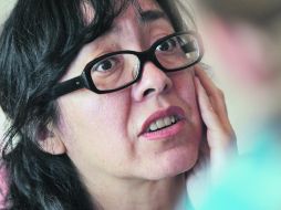 La escritora mexicana Cristina Rivera Garza, en la Feria Internacional del Libro de Guadalajara.  /