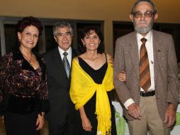 Amparo Collignon, Luis González, Lucina Bianco y Alberto Díez de Sollano.  /