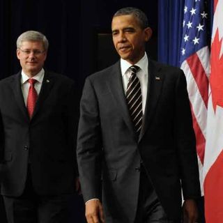 Obama y Harper anuncian plan para su frontera común