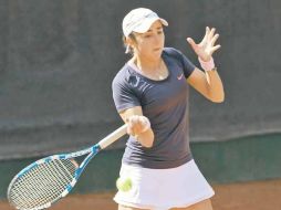 La cuatro veces campeona de la Olimpiada Nacional, Ana Paula de la Peña, superó ayer en la primera ronda a la jalisciense Sofía Macías.  /