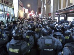 El consejo de Europa menciona que la manifestación pacífica es un derecho fundamental y que no se justifica la detención. EFE  /