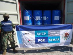 Es uno de los mayores decomisos que se han realizado en México. EFE  /