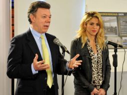 Shakira a través de su fundación 'Pies descalzos', gestionó la construcción de 13 instituciones de educación temprana. EFE  /