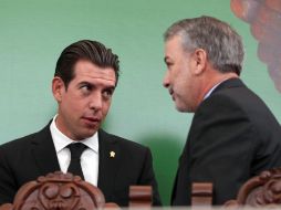 El edil de Tlaquepaque contó con la presencia del Gobernado, Emilio González Márque, durante su segundo Informe.  /